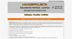 Desktop Screenshot of manosprojecta.com